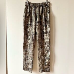 Isabel Marant x H&M metallic shimmer pants Sz 6 🌟